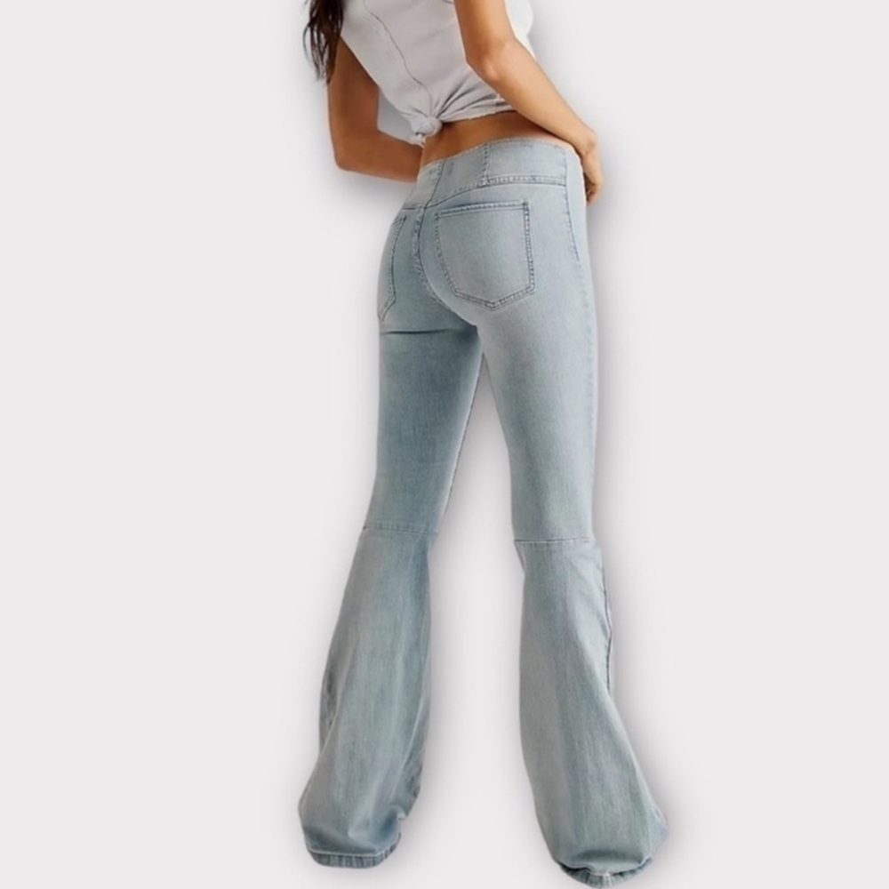 We the Free “Penny Pull On” Flare Jean, light wash